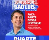 Duarte oficializa candidatura em grande evento no Castelinho com o apoio de 12 partidos: “Juntos por São Luís”