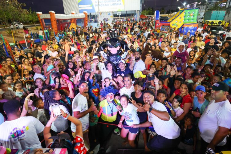 Osmar Filho e Clara Gomes realizam festa para as crianças na região do São Francisco