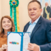 Iracema Vale participa da assinatura de MP que reajusta salário dos professores da educação básica Governador Carlos Brandão