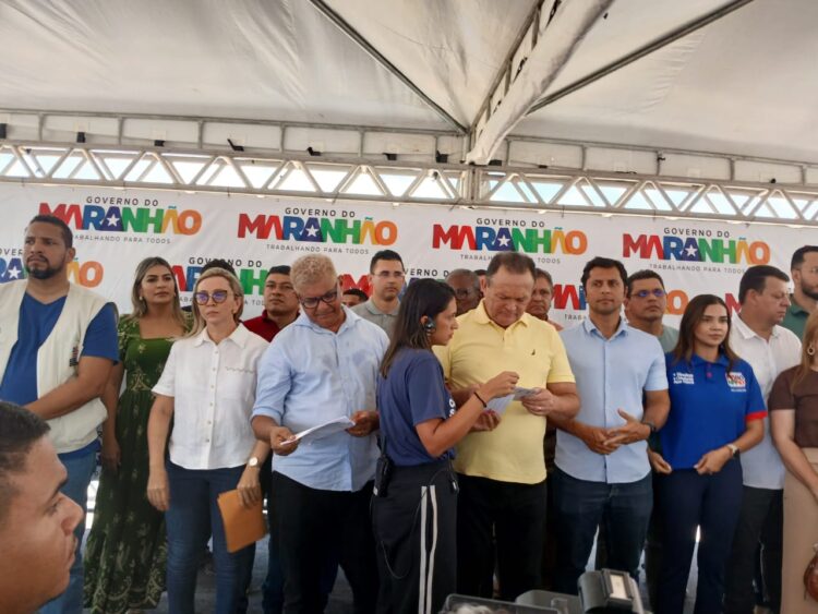 Governador Carlos Brandão visita e realiza inauguração de obras em municípios da Baixada Maranhense.