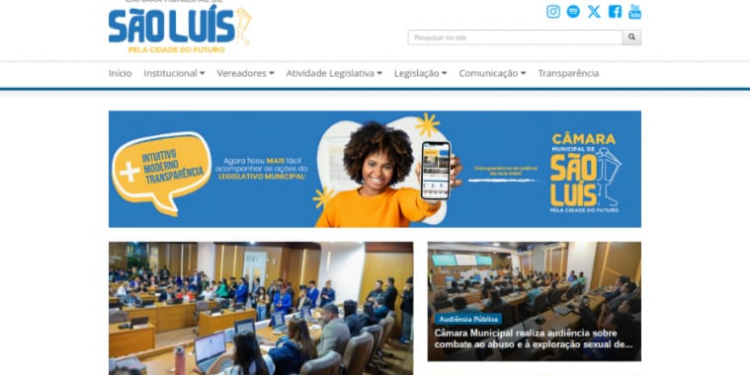 Paulo Victor fortalece transparência da Câmara com lançamento de novo portal institucional