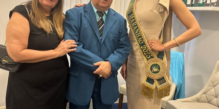 Miss Maranhão visita Astro de Ogum e agradece apoio antes de disputar o Miss Brasil