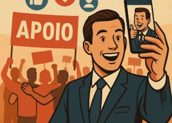 A ilusão do apoio nas redes: quando a imagem impressiona, mas não convence