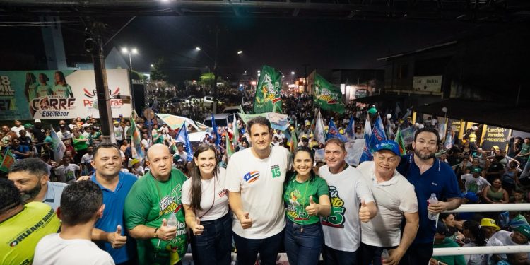 Mais de 15 mil pessoas seguem Orleans Brandão e fazem de Pedreiras palco de uma noite histórica