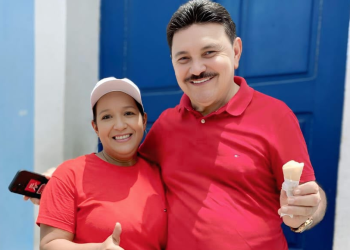 Gleyce Morais, secretária executiva das APAEs, participa de caminhada de Lula e destaca políticas de inclusão
